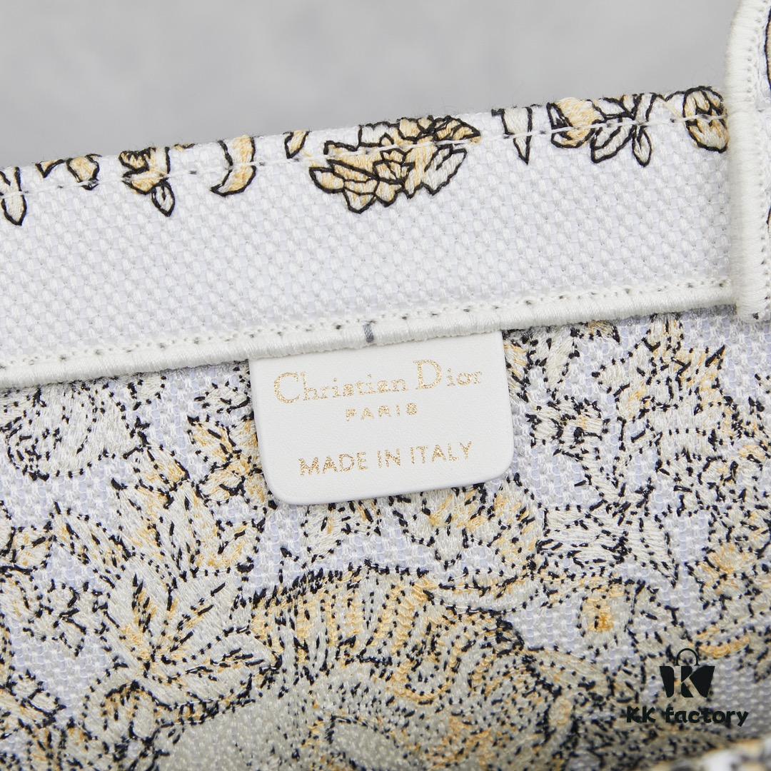 Original Order Embroidered Medium Di0r Book Tote