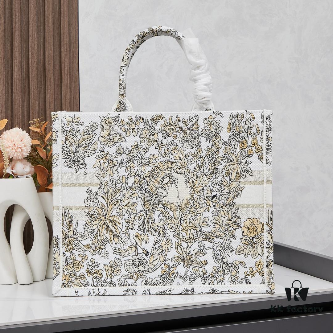 Original Order Embroidered Large Di0r Book Tote