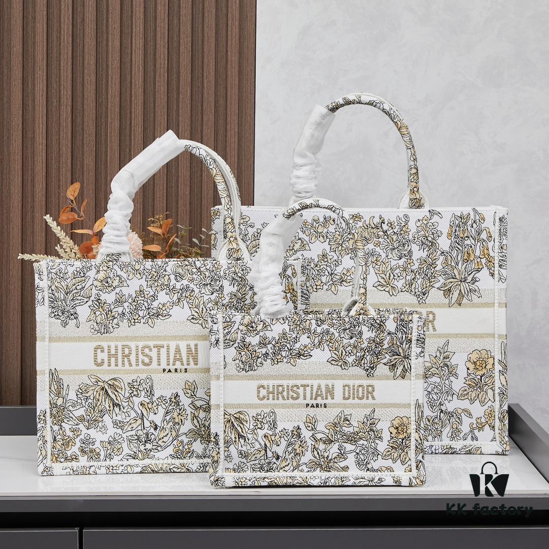 Original Order Embroidered Medium Di0r Book Tote