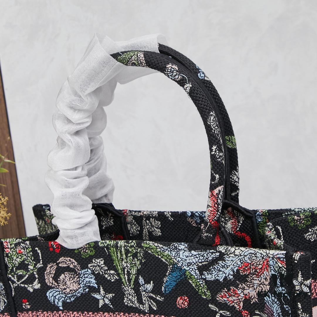 Book Tote Bag with Embroidered Small Size 26.5cm