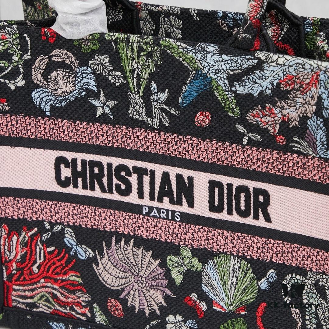 Book Tote Bag with Embroidered Small Size 26.5cm