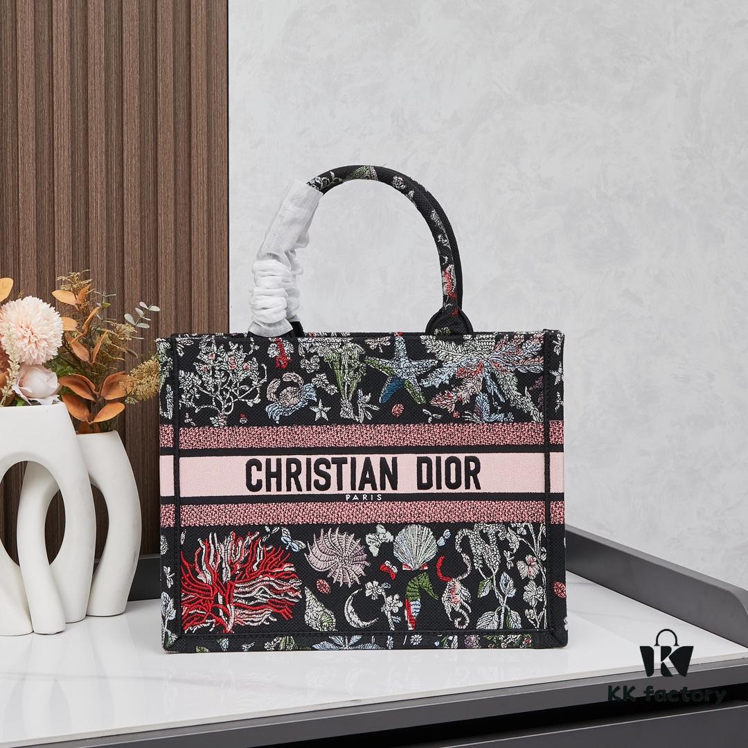 Original Order Embroidered Medium Di0r Book Tote