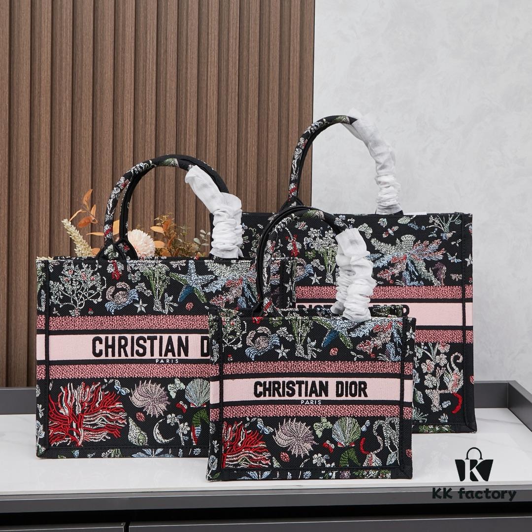 Original Order Embroidered Medium Di0r Book Tote