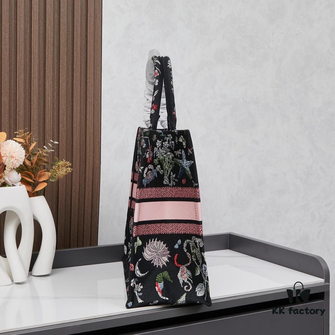 Embroidered Large Size [Di0r Book Tote]