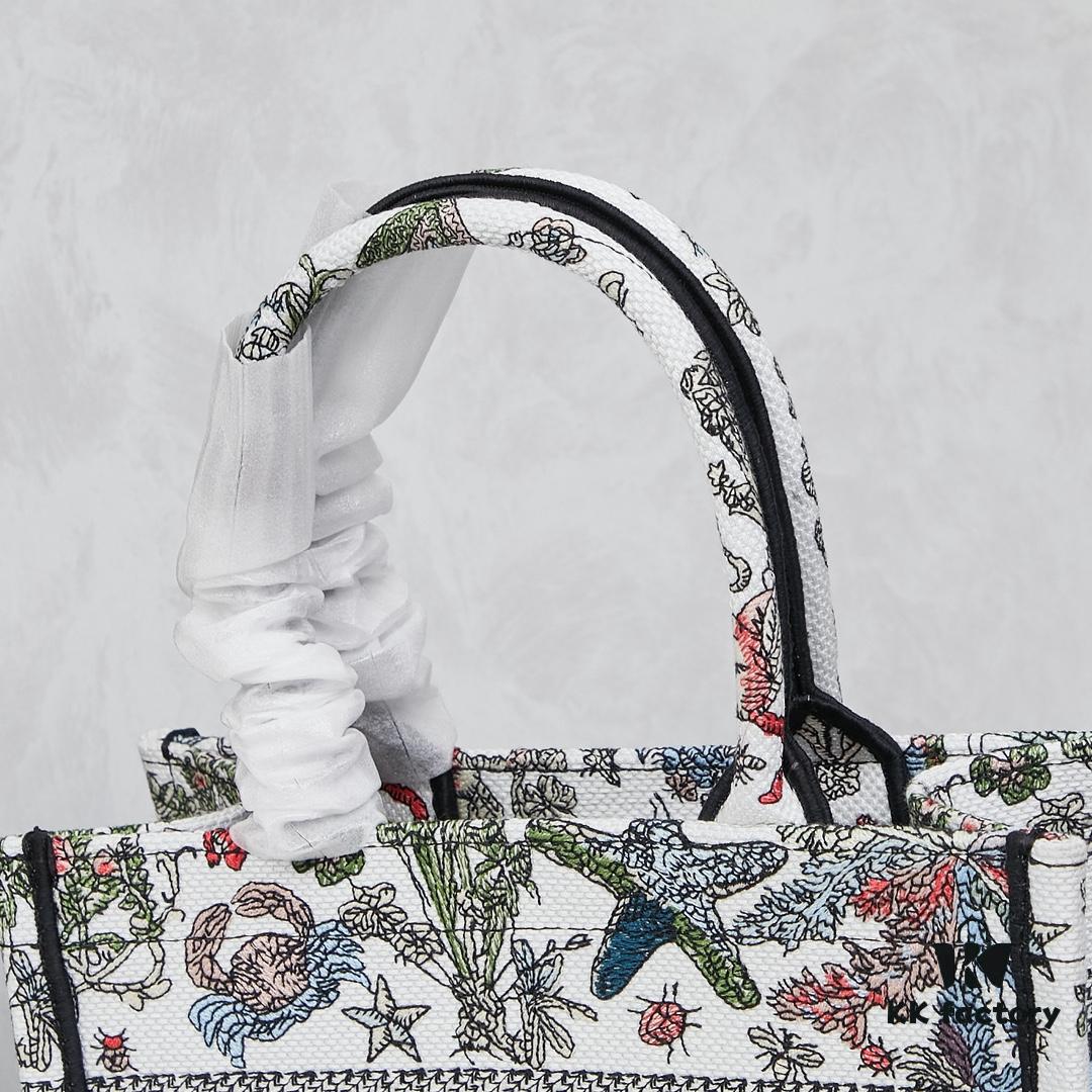 Book Tote Bag (Small Size, Embroidered 26.5cm)