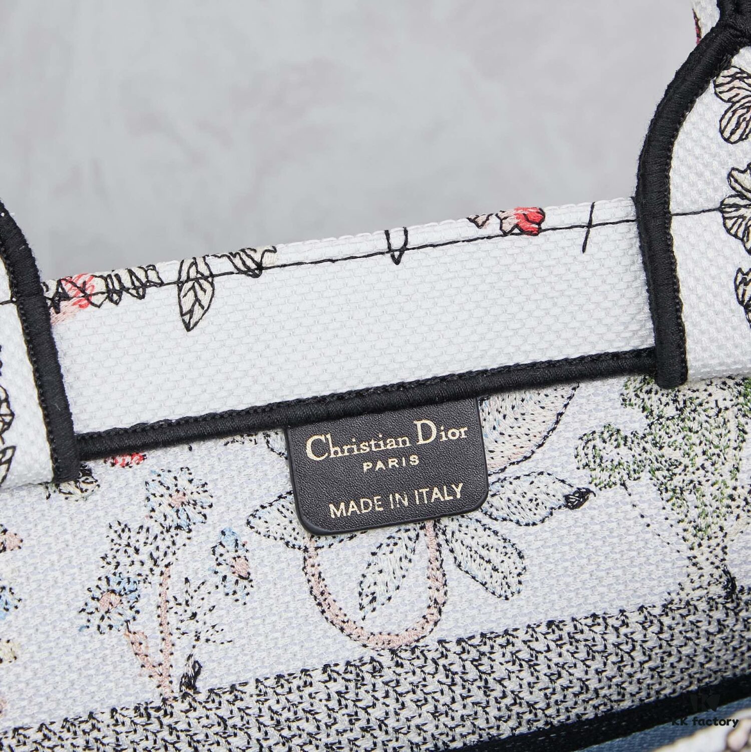 Original Order Embroidered Medium Di0r Book Tote