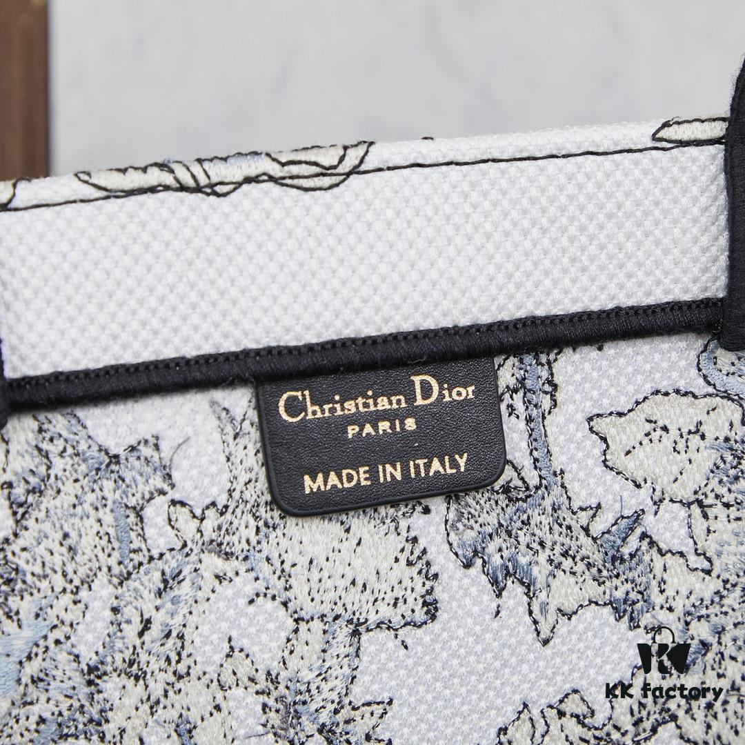 Embroidered Large Size [Di0r Book Tote]