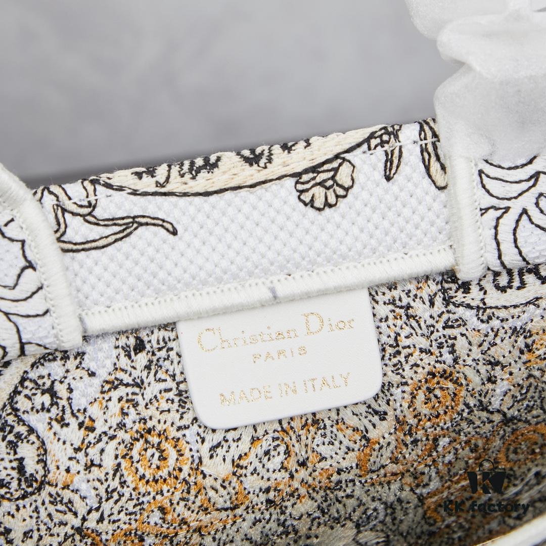 Book Tote Bag with Embroidered Small Size 26.5cm