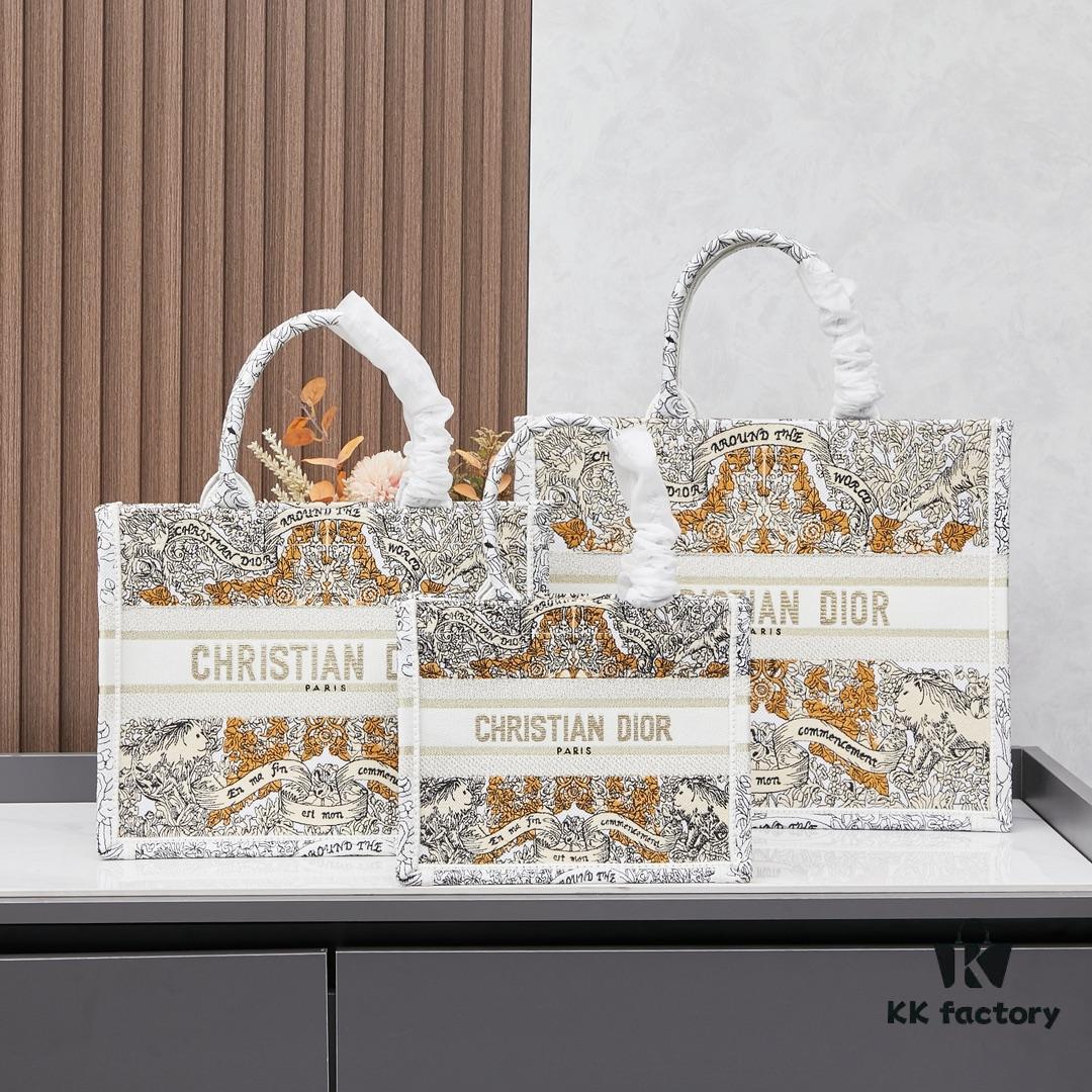 Embroidered Large Di0r Book Tote (Original Order)