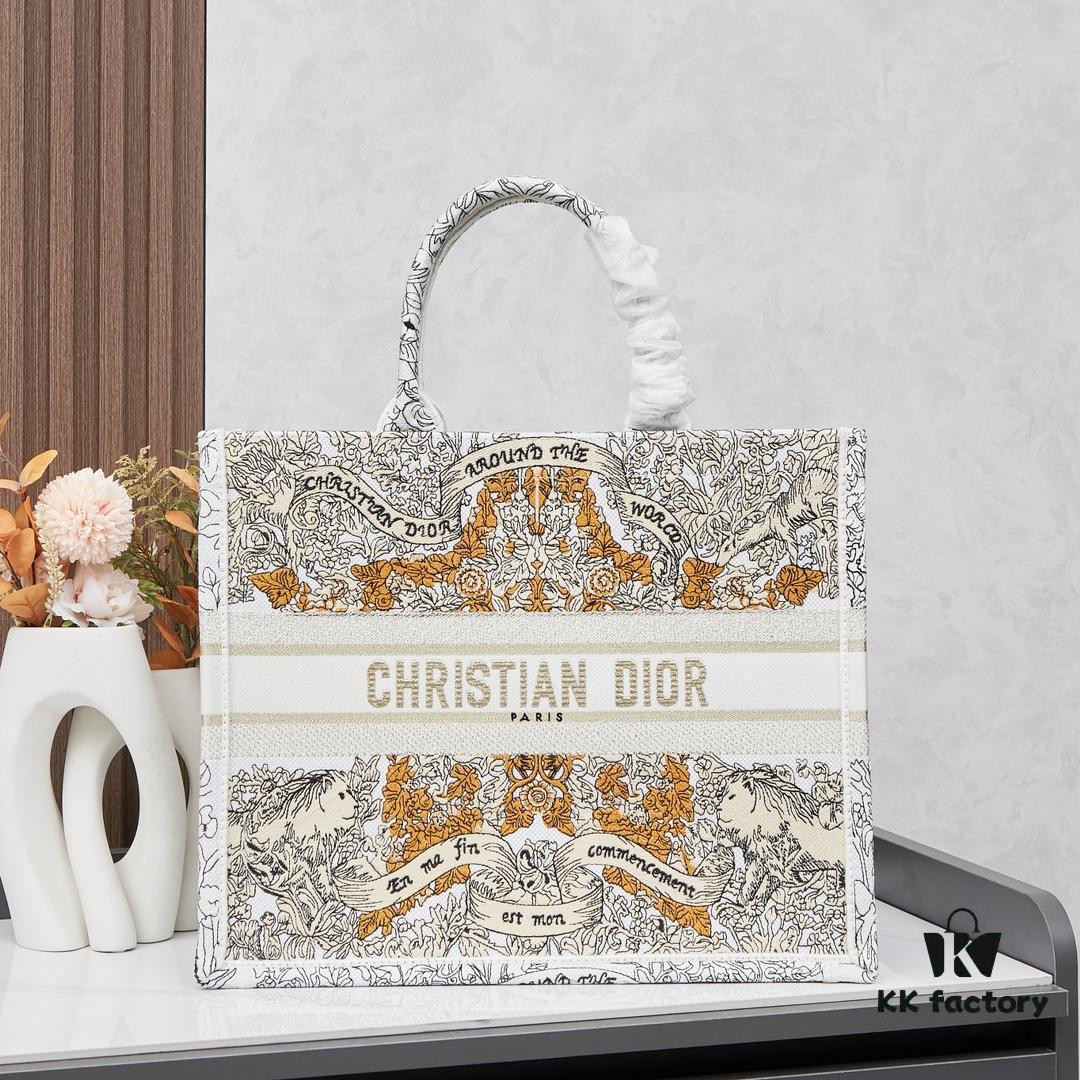 Embroidered Large Di0r Book Tote (Original Order)