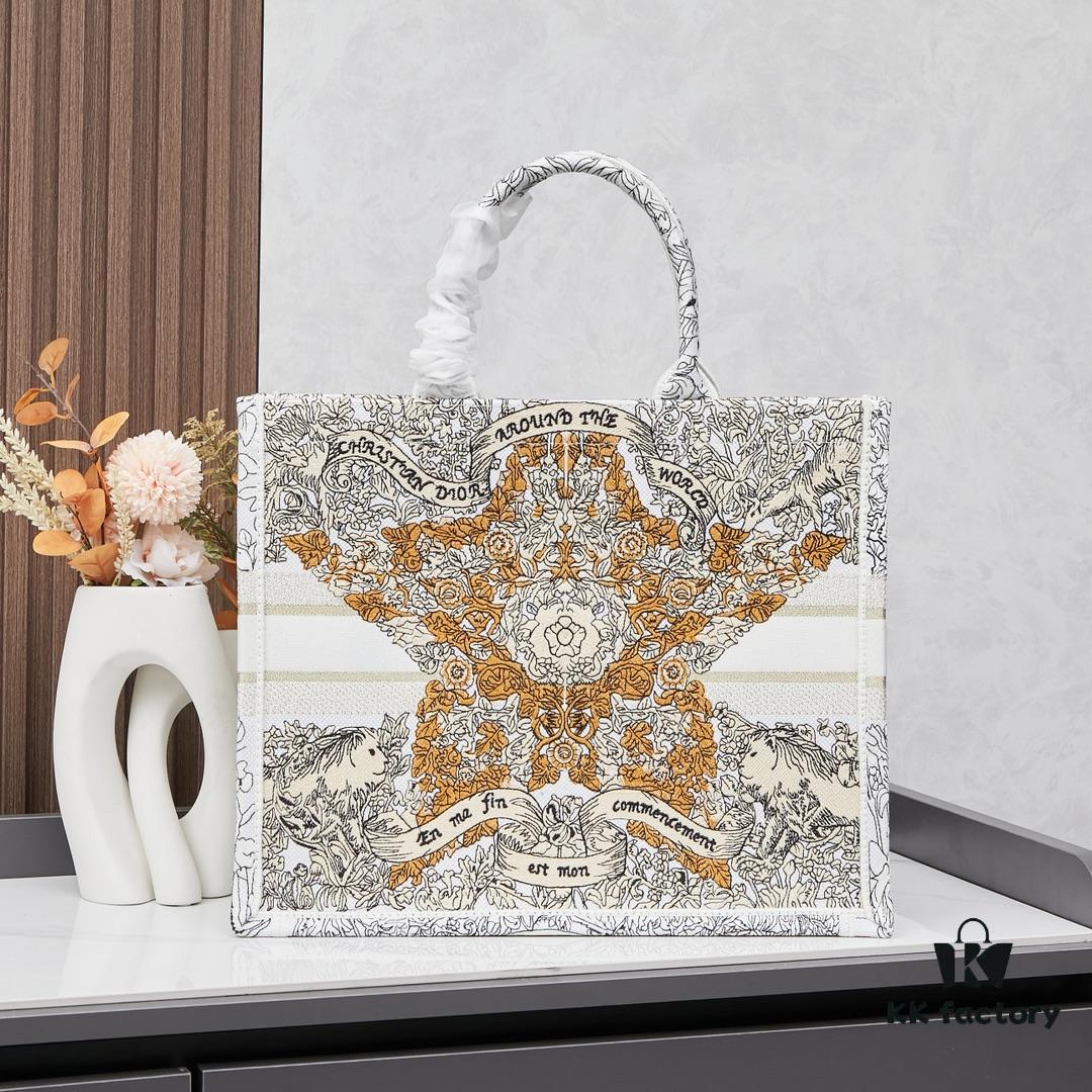 Embroidered Large Di0r Book Tote (Original Order)