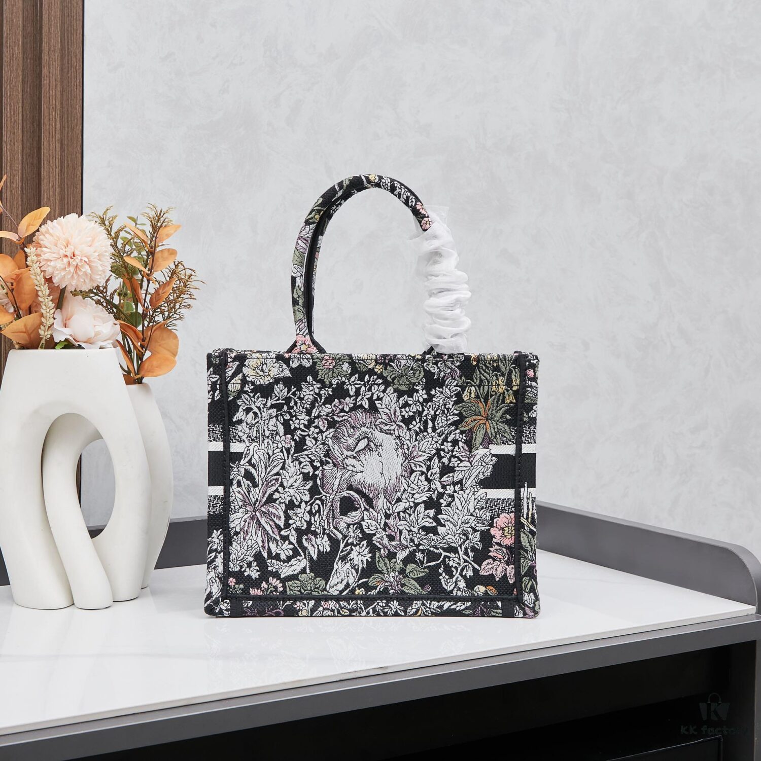 Book Tote Bag (Small Size, Embroidered 26.5cm)