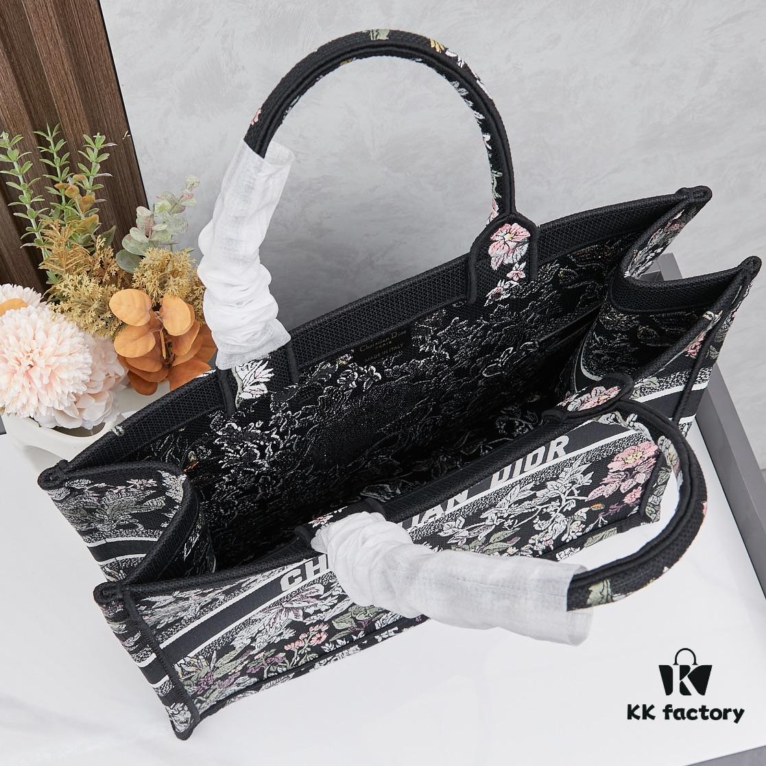 Embroidered Large Size [Di0r Book Tote]