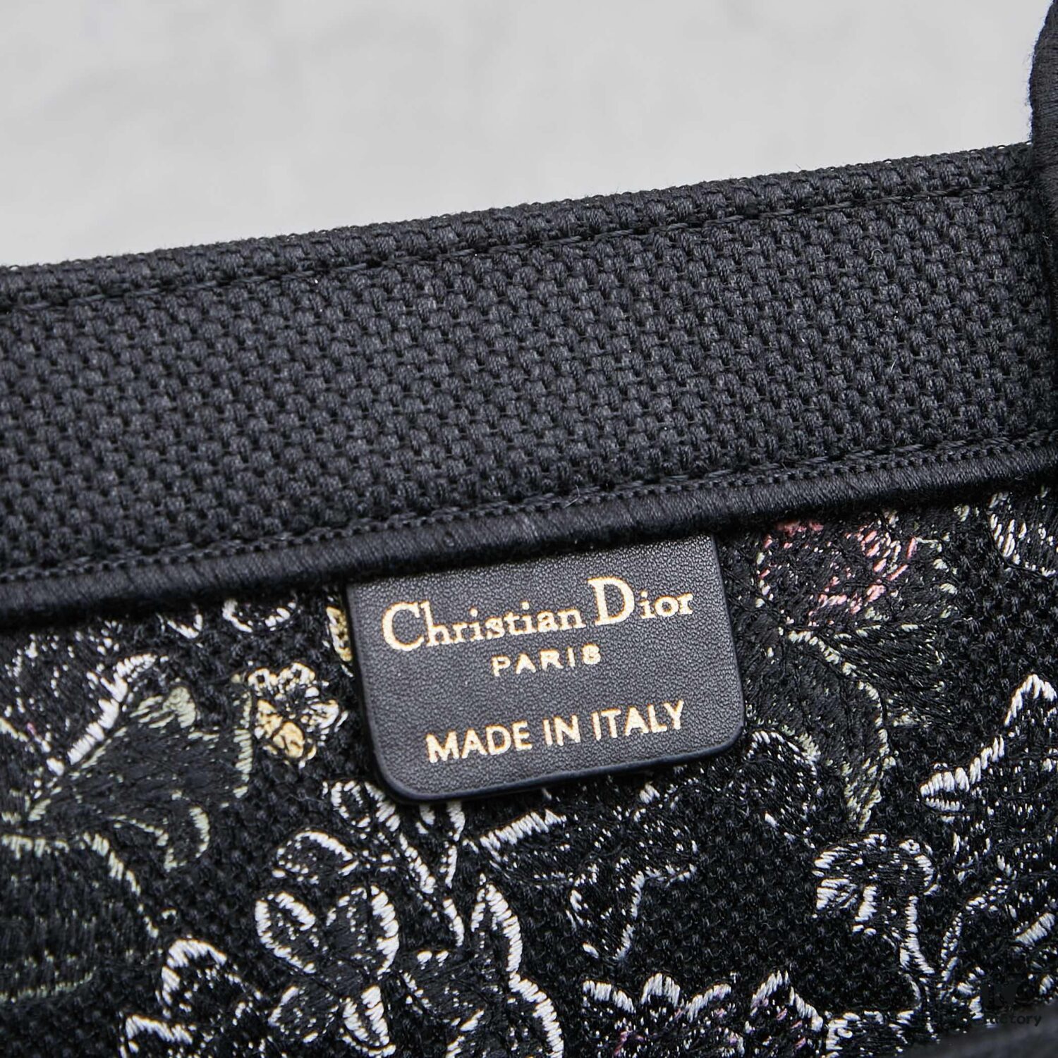 Embroidered Large Size [Di0r Book Tote]