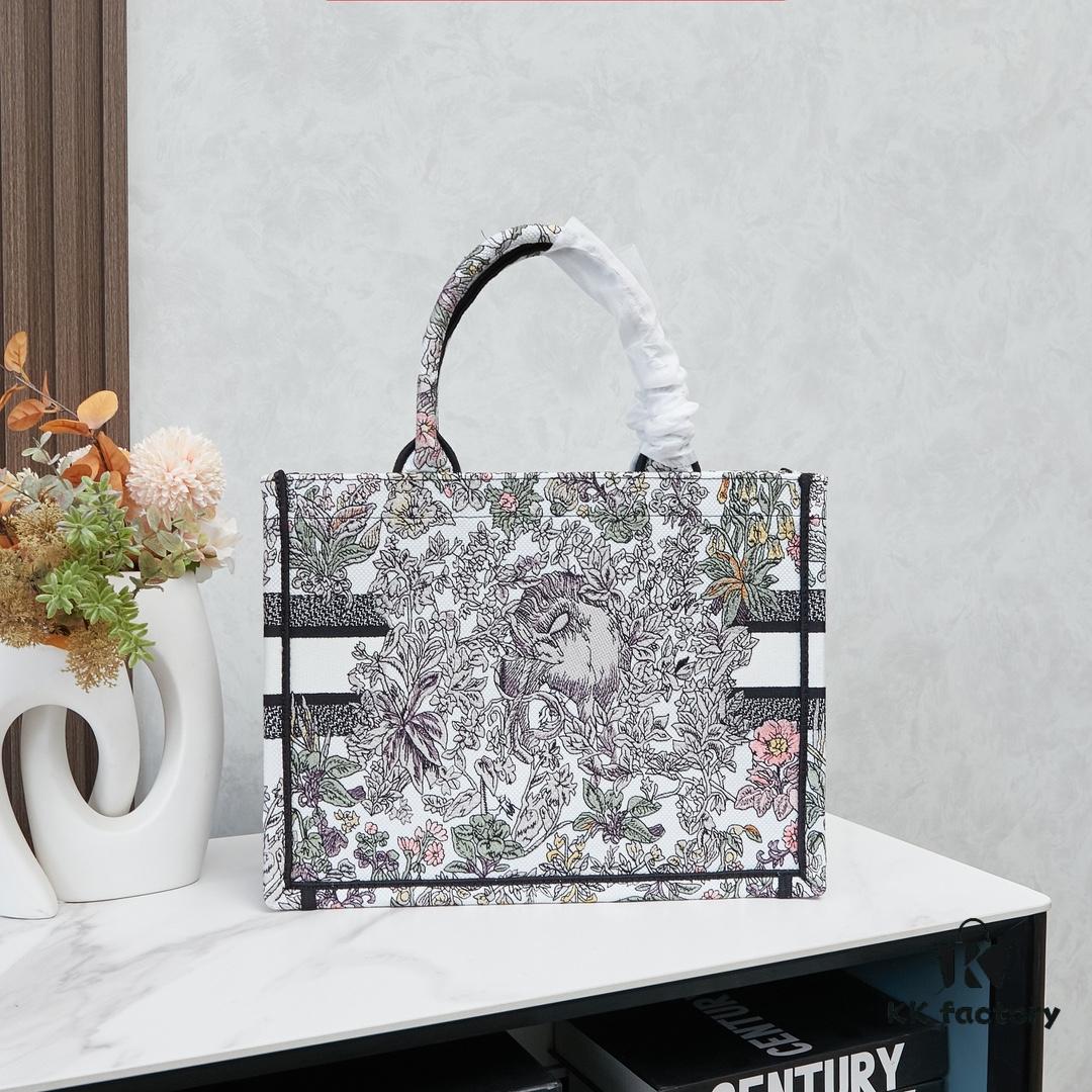Original Order Embroidered Medium [Dior Book Tote]
