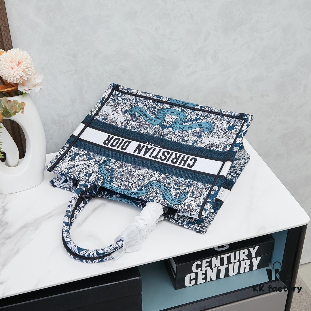 Original Order Embroidered Medium Di0r Book Tote