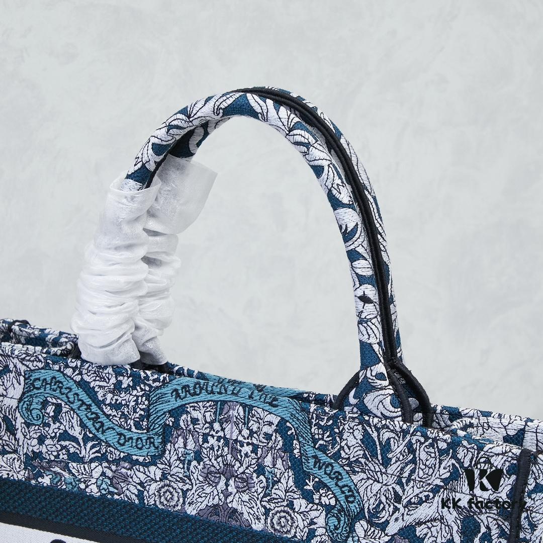 Original Order Embroidered Medium Di0r Book Tote