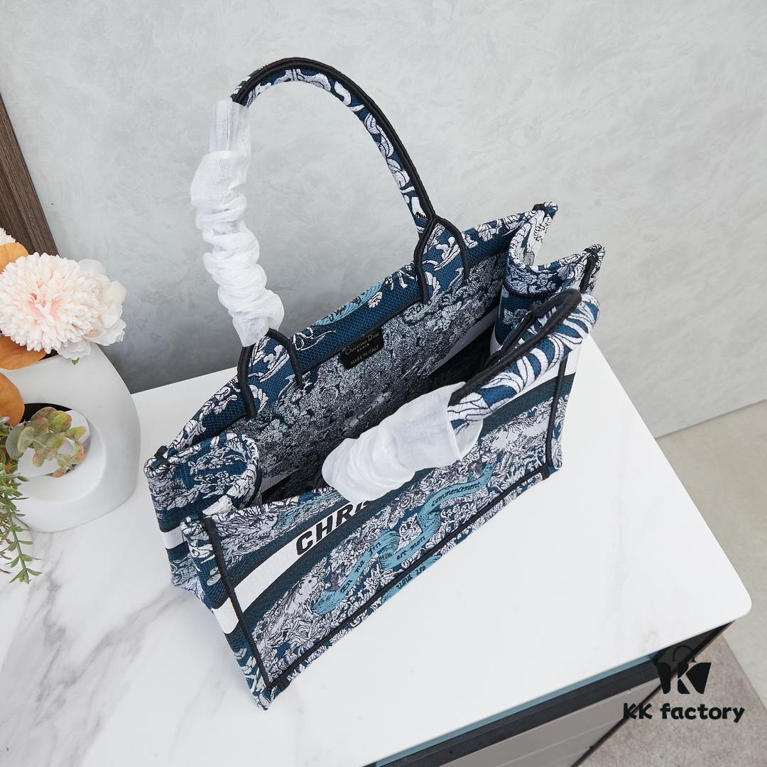 Original Order Embroidered Medium Di0r Book Tote