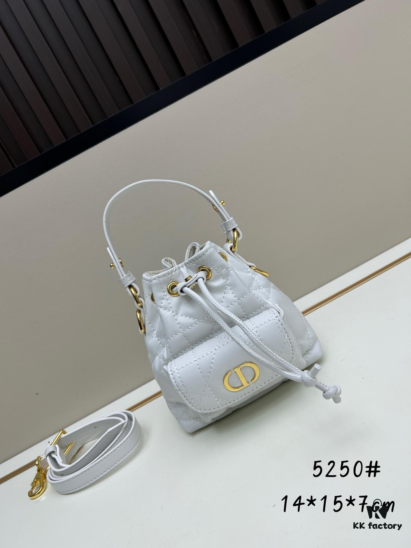Small DIOR Caro Bucket Bag from the 2025 Autumn Ready-to-Wear Collection