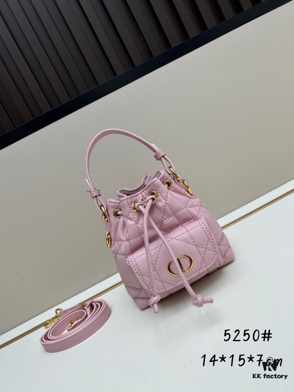 Small DIOR Caro Bucket Bag from the 2025 Autumn Ready-to-Wear Collection