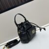 Dior Caro Mini Bucket Bag in Black Lambskin from the 2025 Fall Collection