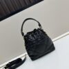 Dior Caro Mini Bucket Bag in Black Lambskin from the 2025 Fall Collection