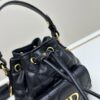 Dior Caro Mini Bucket Bag in Black Lambskin from the 2025 Fall Collection