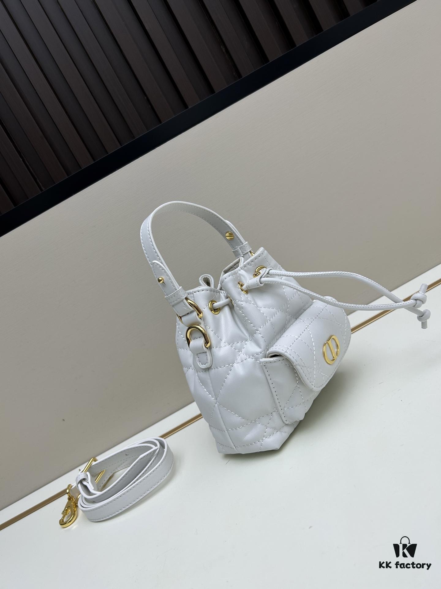 Small DIOR Caro Bucket Bag from the 2025 Autumn Ready-to-Wear Collection
