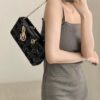 Dior Lady Bag in Black Tweed - Classic Design with Box