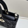 Dior Lady Bag in Black Tweed with Box