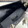 Dior Lady Bag in Black Tweed with Box