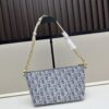 Diorstar Hobo Chain Bag in Blue Denim Dior Oblique Jacquard
