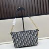 Diorstar Hobo Chain Bag in Blue Denim Dior Oblique Jacquard