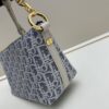 Diorstar Hobo Chain Bag in Blue Denim Dior Oblique Jacquard