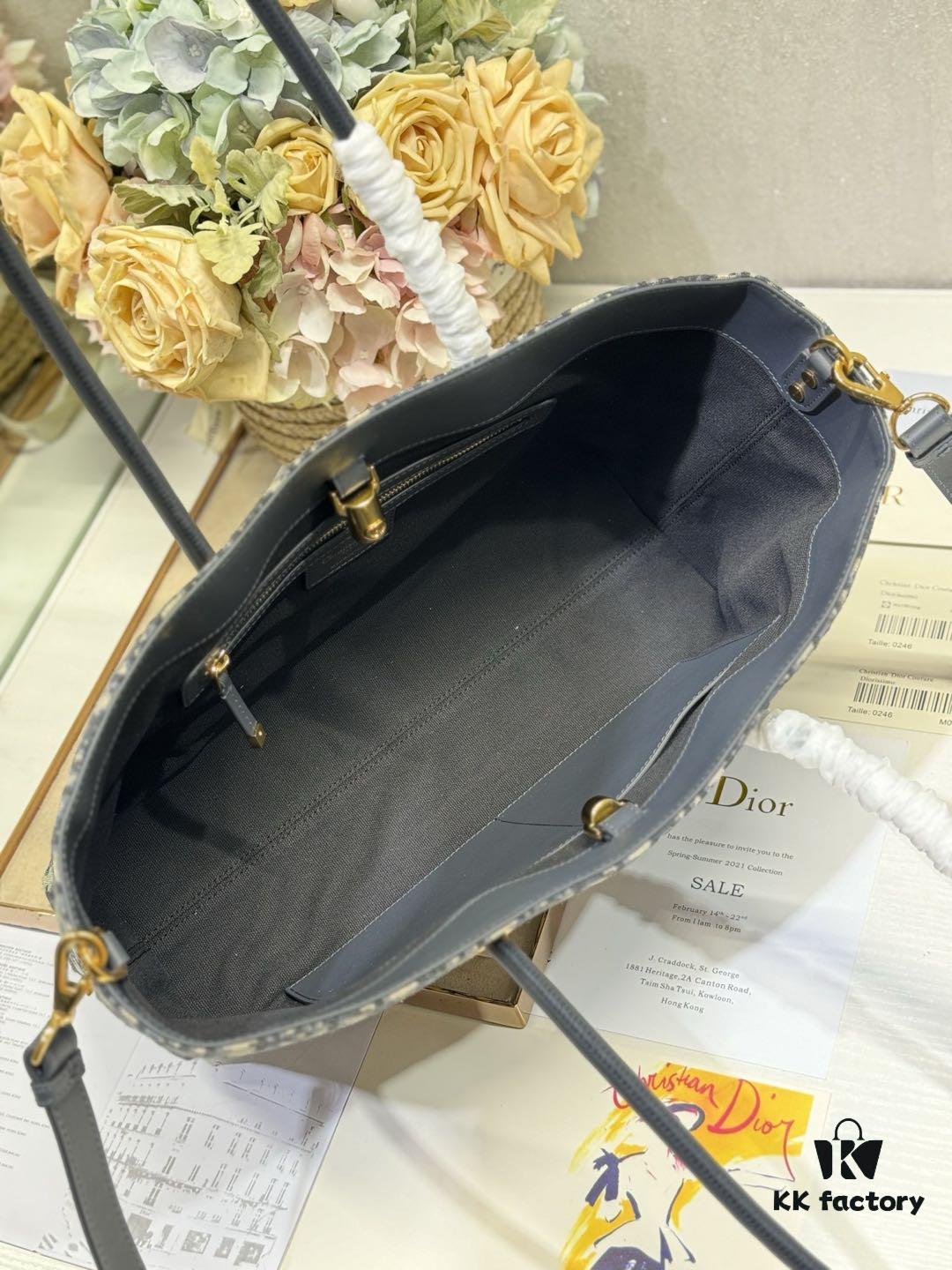 Top-Grade Authentic Dior Stills Handbag (Blue Cloth)
