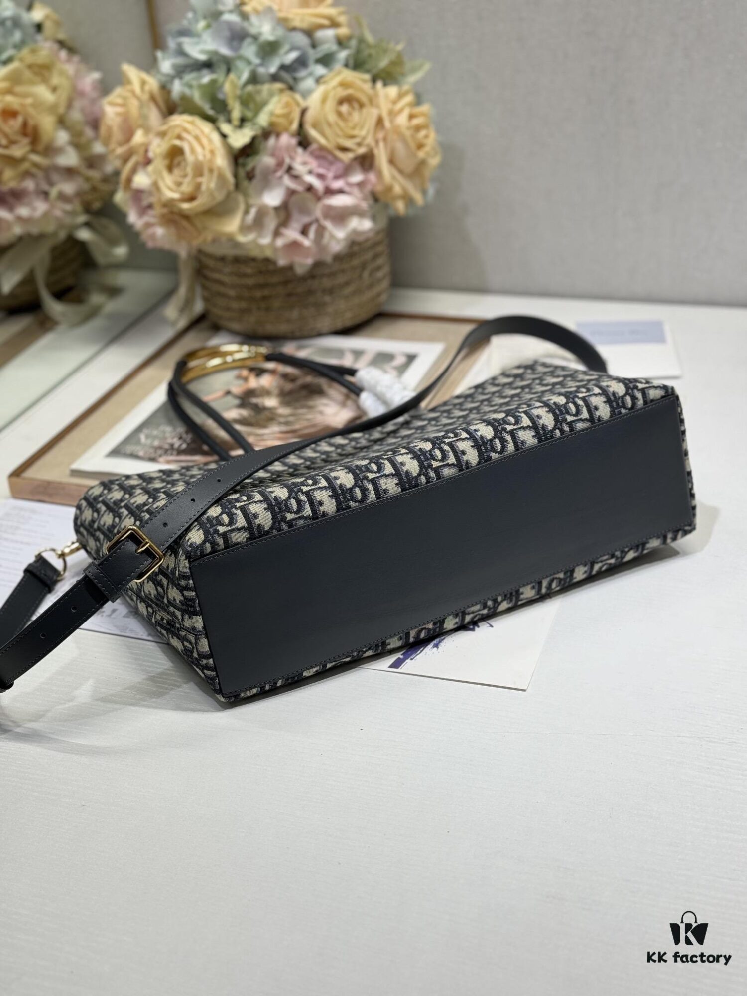 Top-Grade Authentic Dior Stills Handbag (Blue Cloth)