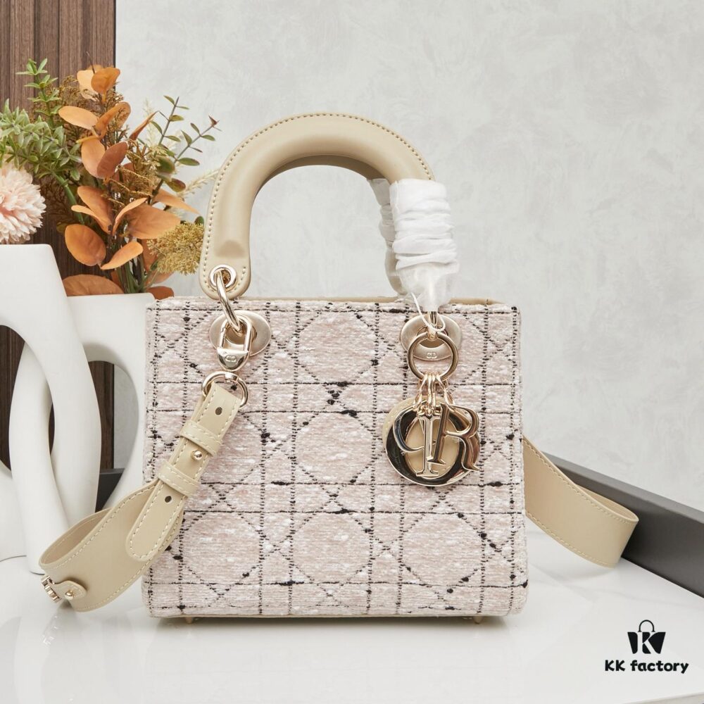 Dior New Launch Tweed Bag with Box Packaging