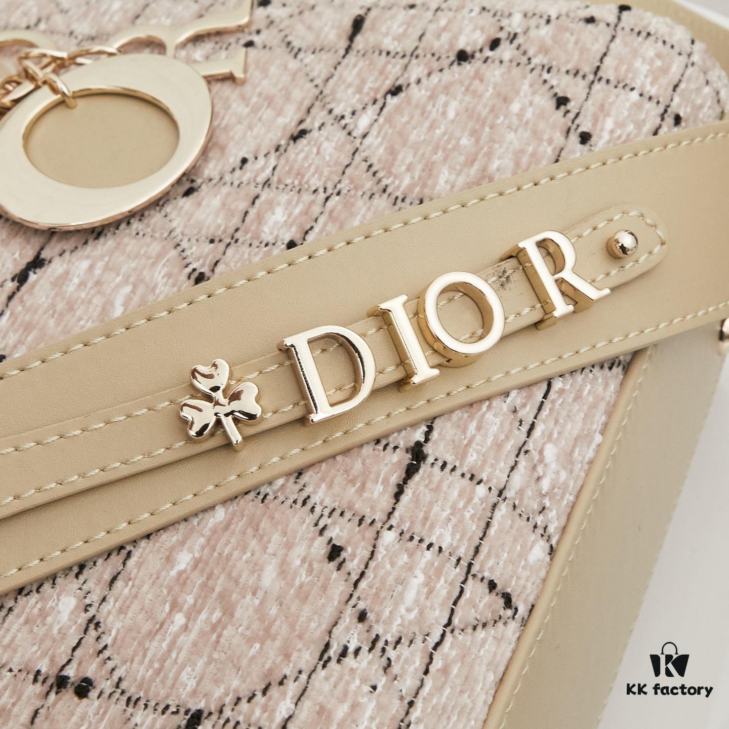 Dior New Launch Tweed Bag with Box Packaging