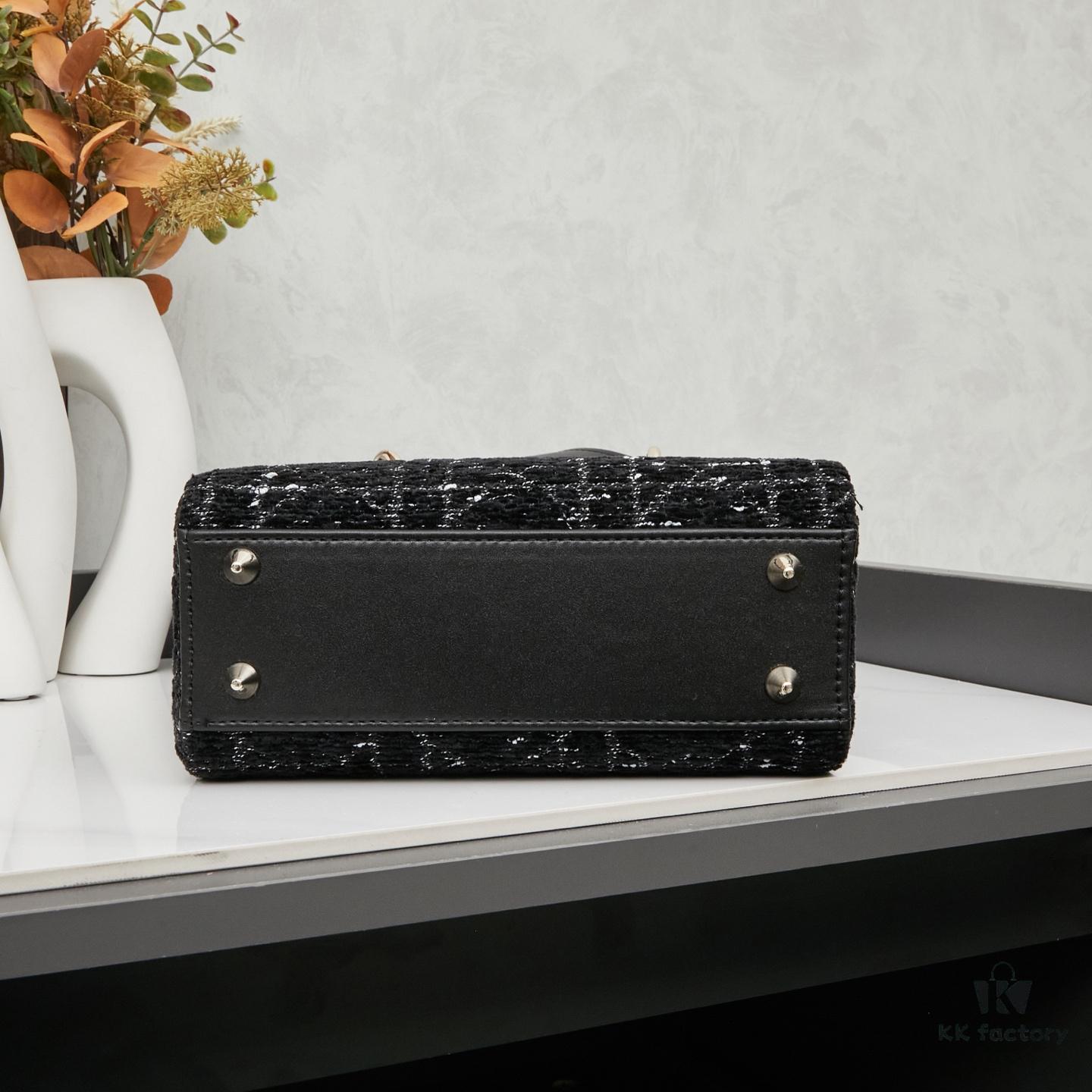 Dior New Launch Tweed Bag with Box Packaging