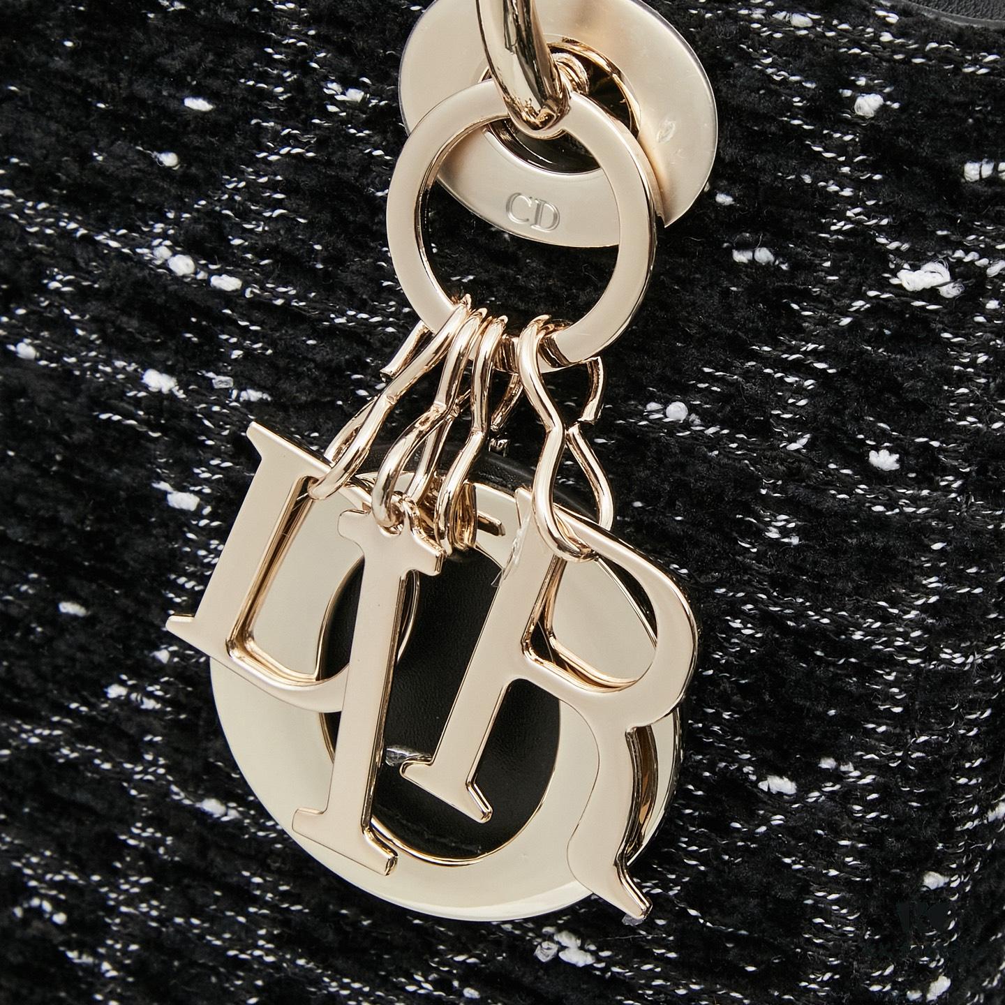 Dior New Launch Tweed Bag with Box Packaging