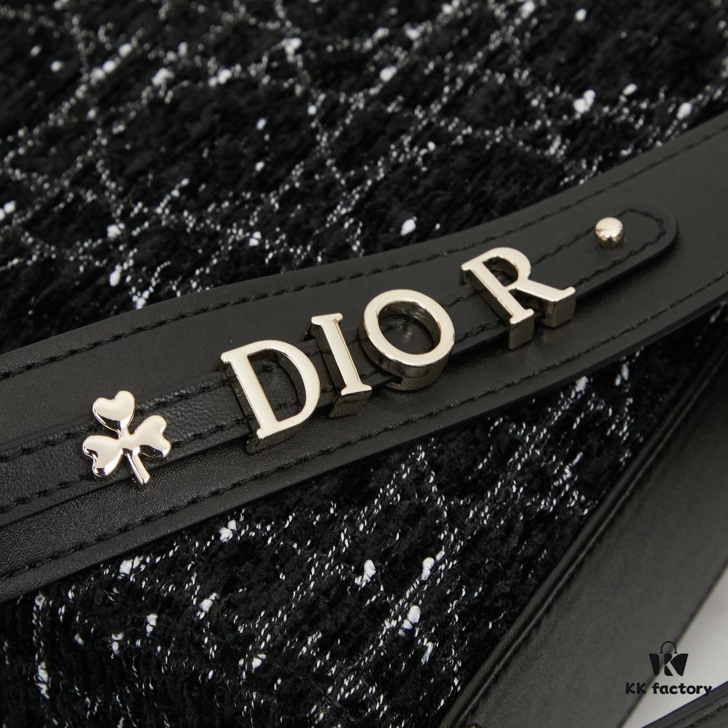 Dior New Launch Tweed Bag with Box Packaging