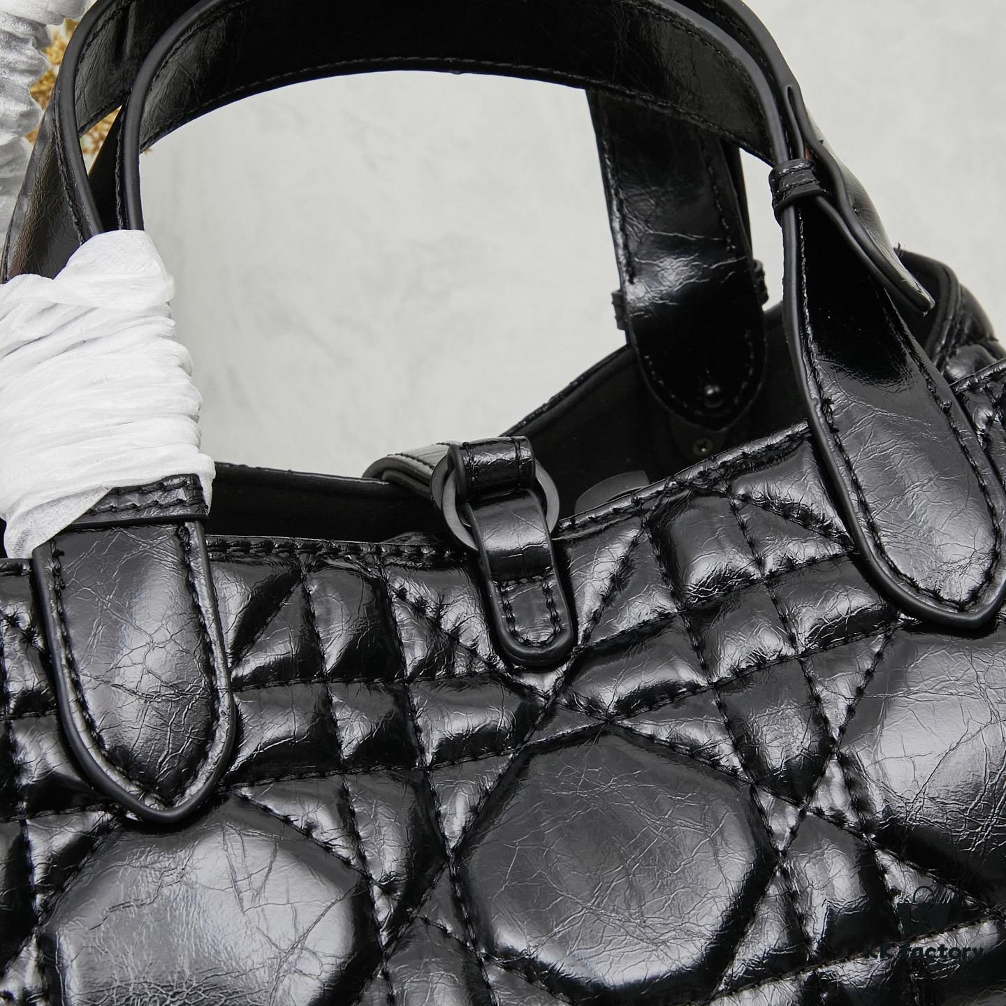 Small Oil-Waxed Calfskin Dior Toujours Bag