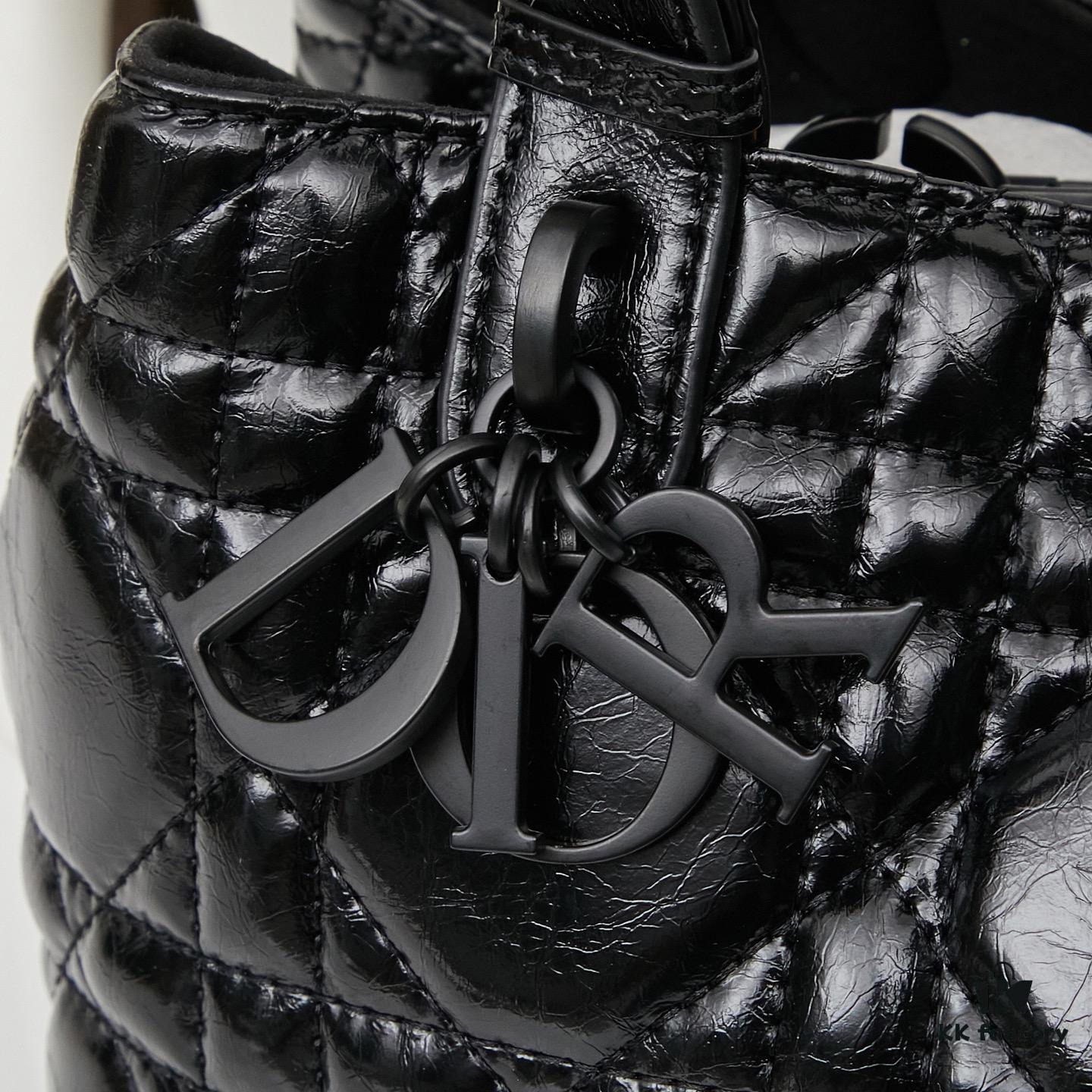 Small Oil-Waxed Calfskin Dior Toujours Bag