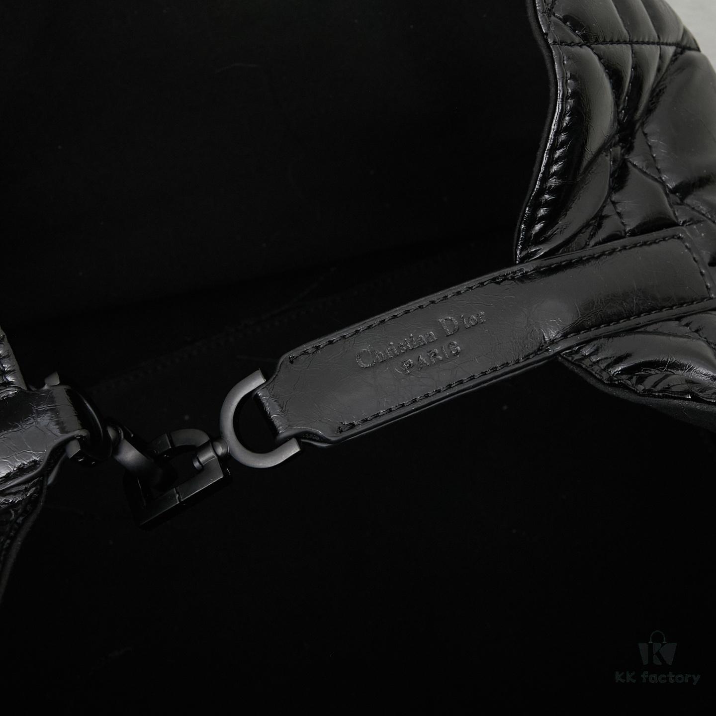 Large Oil-Waxed Calfskin Dior Toujours Bag