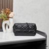 Dior Toujours Small Bag in Black Calfskin with Cannage Stitching