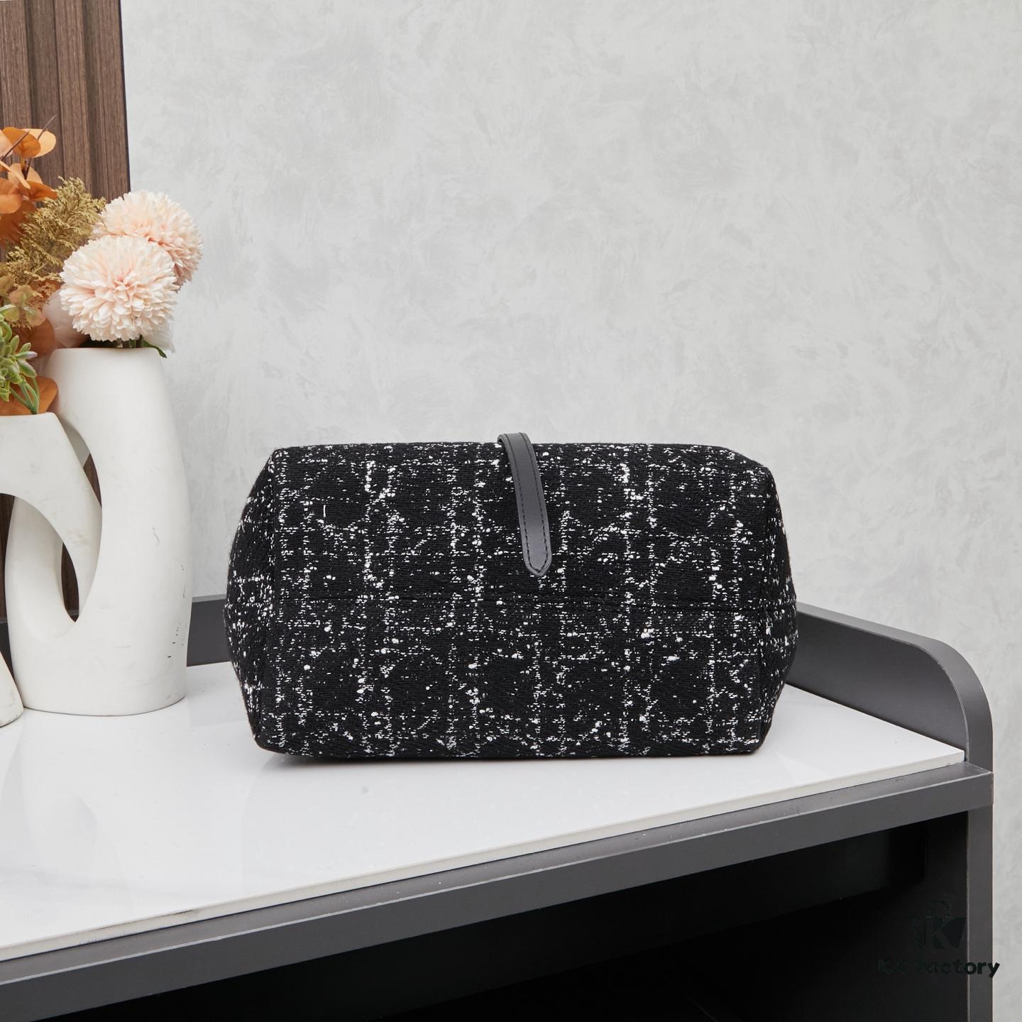 Dior Toujours Small Bag in Black Calfskin