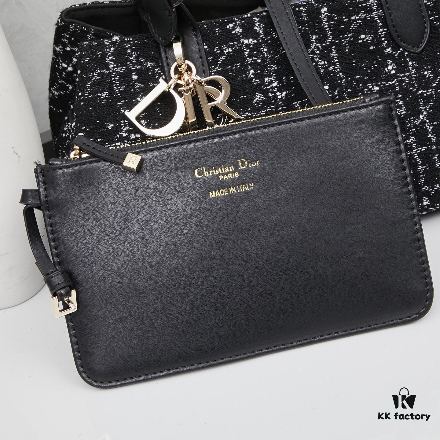 Dior Toujours Small Bag in Black Calfskin