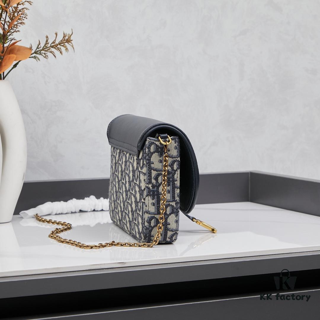 Dior Saddle Bag with Box, Shoulder Chain Bag