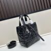 Dior Toujours Small Vertical Handbag in Black Calfskin