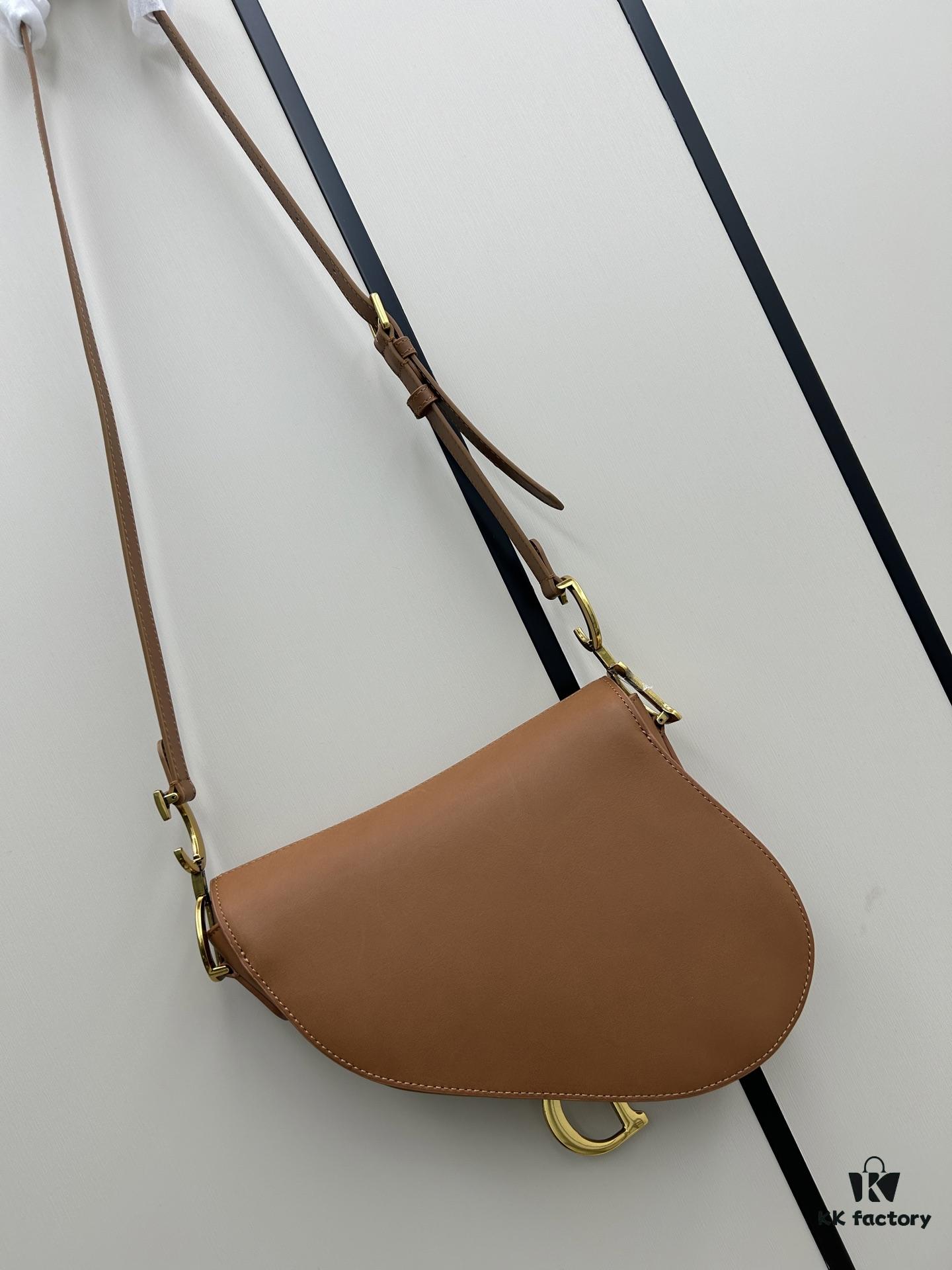 Dior Saddle Bag Monogram Large Size 0455 with Box and Genuine Leather Strap